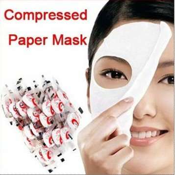 5x Compressed Facial Sheet Paper masks