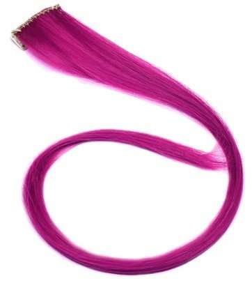 1pcs Clip on Pink Streaks Synthetic Hair Extensions