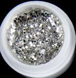 GLITTER COLOR UV GEL FOR NAIL ART TIPS 8 ml