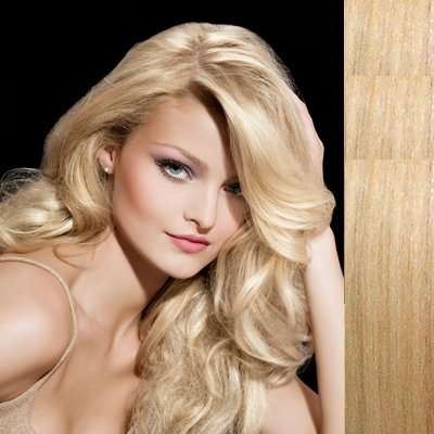 Hot!! 5 Clips on Straight Hair Extension Blonde #22
