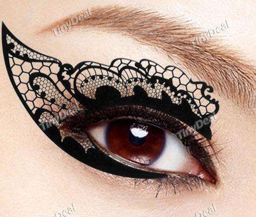 New! Face Lace Instant Eyeshadow Sticker Tattoo Makeup