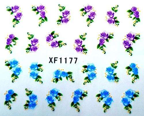 3D Flower Nail Art Stickers Sheet