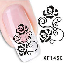 Nail Art Water Decal Stickers Sheet 1450