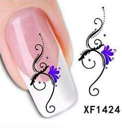 Nail Art Water Decal Stickers Sheet 1424