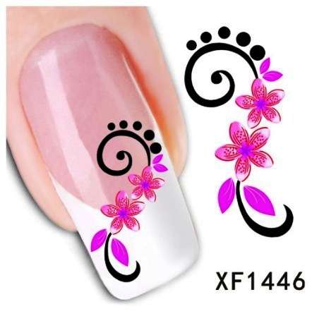 Nail Art Water Decal Stickers Sheet 1446
