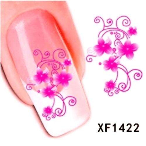 Nail Art Water Decal Stickers Sheet 1422