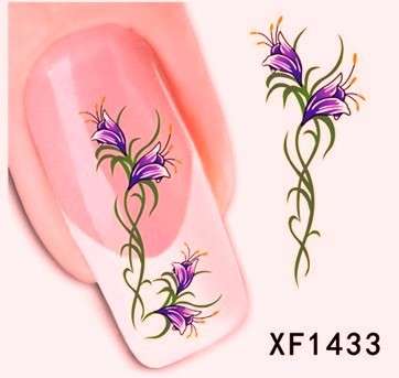 Nail Art Water Decal Stickers Sheet 1433