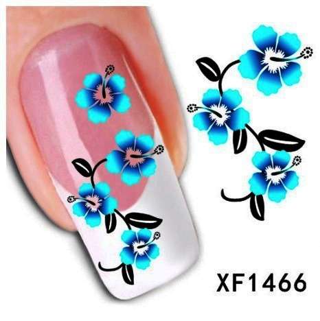 Nail Art Water Decal Stickers Sheet 1466