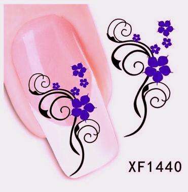 Nail Art Water Decal Stickers Sheet 1440