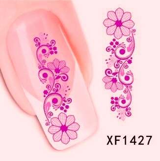 Nail Art Water Decal Stickers Sheet 1427