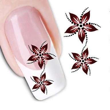 Nail Art Water Decal Stickers Sheet 1459
