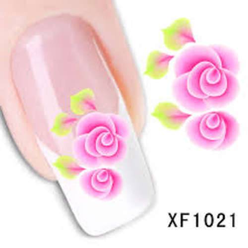 Nail Art Water Decal Stickers Sheet  XF1021