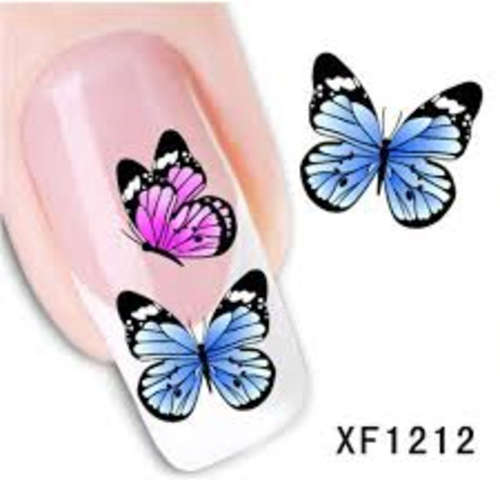 Nail Art Water Decal Stickers Sheet  XF1212