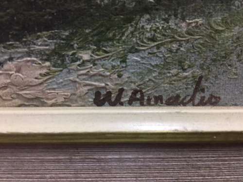 Oil Painting - Eagle - Signed W Amadio