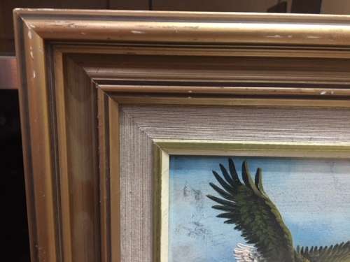 Oil Painting - Eagle - Signed W Amadio