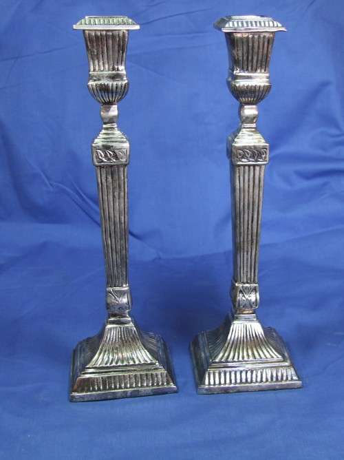 Lovely Set of Pewter Candlesticks