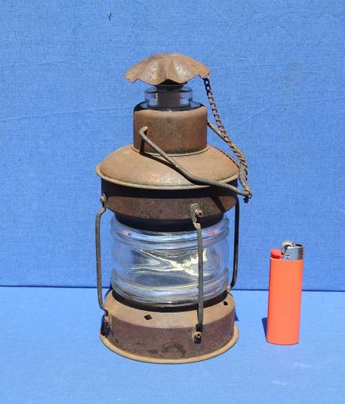 Vintage Ships Lantern Style Decanter