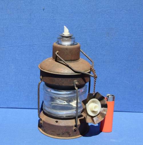 Vintage Ships Lantern Style Decanter