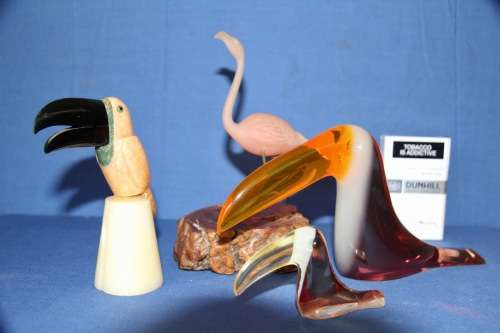 Lot of Collectible Bird Ornaments - 1 Bid for All