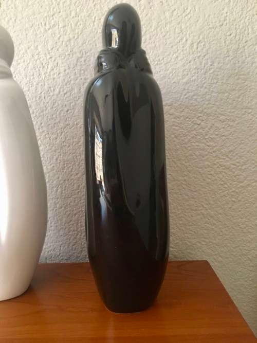 FOR RosFor5630 - Large Black & White Modern Ceramic Ornaments