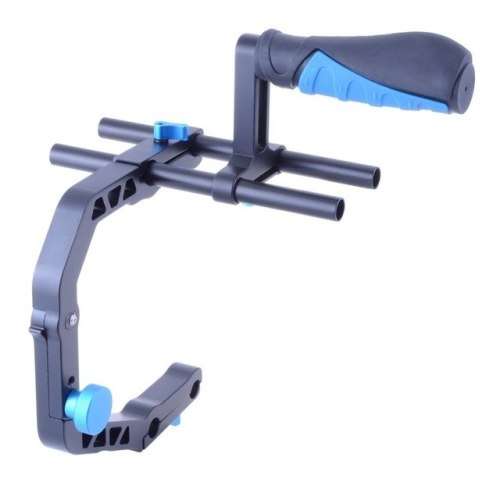 YELANGU Handheld Action Stabilizer Grip C Shaped Bracket Holder for Canon Nikon Sony Gopro