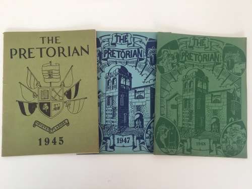 The Pretorian Magazine Boys' High School, Pretoria - 1945, 1947 & 1948