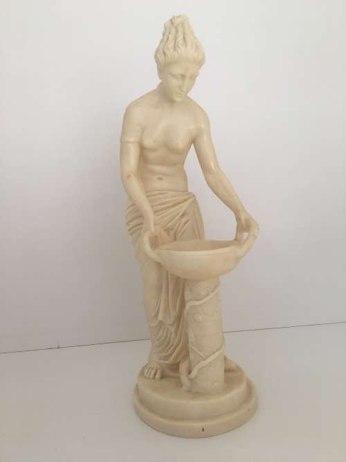 Lovely Figurine of Semi-Nude Female