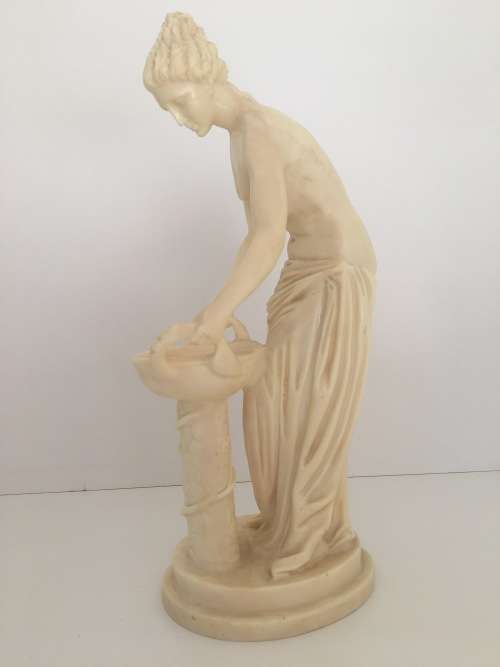 Lovely Figurine of Semi-Nude Female