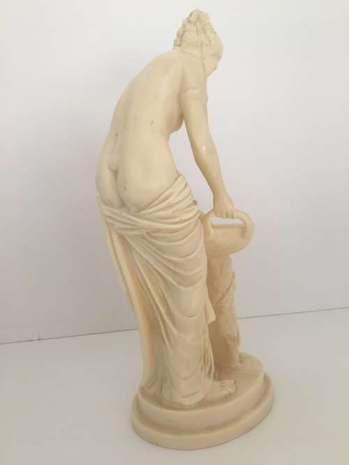 Lovely Figurine of Semi-Nude Female