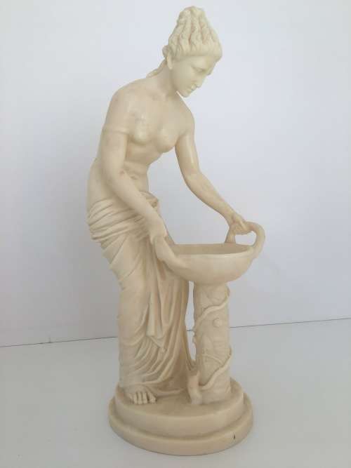 Lovely Figurine of Semi-Nude Female