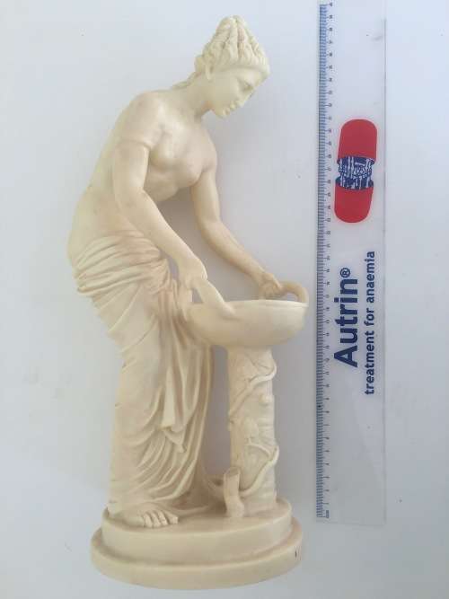 Lovely Figurine of Semi-Nude Female