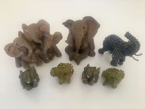 Gorgeous Group of Collectible Elephants