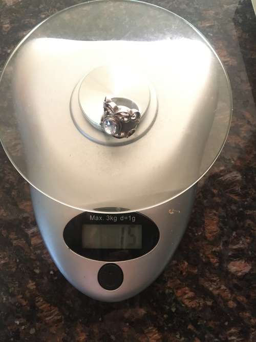 Stunning Large Sterling Silver Ladies Ring - One of a Kind - 15g