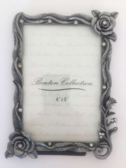 Stunning Photo Frame with Rose Detail - Benton Collection