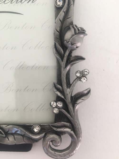 Stunning Photo Frame with Rose Detail - Benton Collection