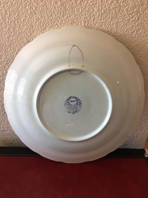 Lovely Large Vintage Delft Boch Charger