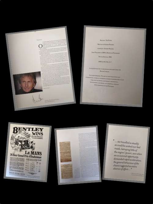 Bentley The Story - Stunning find for the avid car lover!