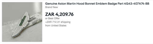 Aston Martin Emblem / Badge