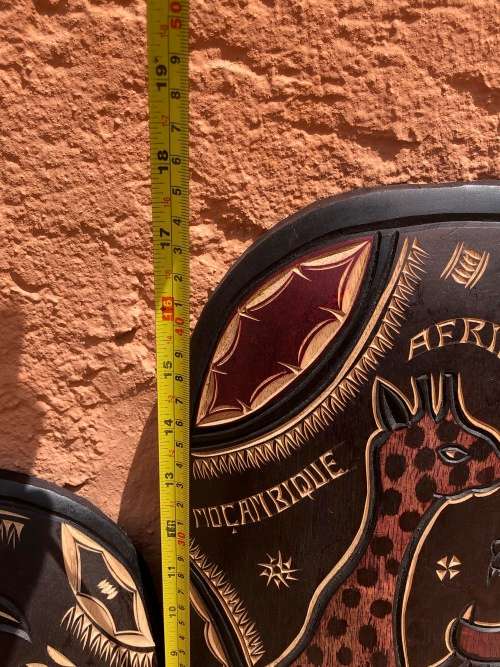 Stunning Hand Carved Set of 3 Masks