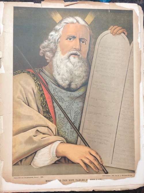 Antique Family Bible - `The Pronouncing Edition of the Holy Bible`