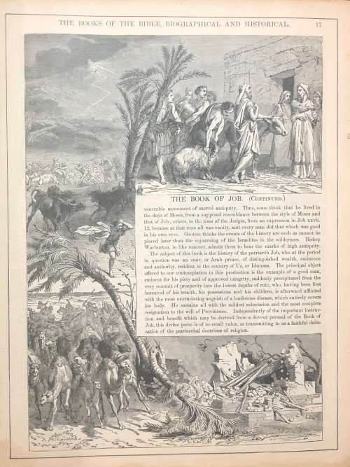 Antique Family Bible - `The Pronouncing Edition of the Holy Bible`