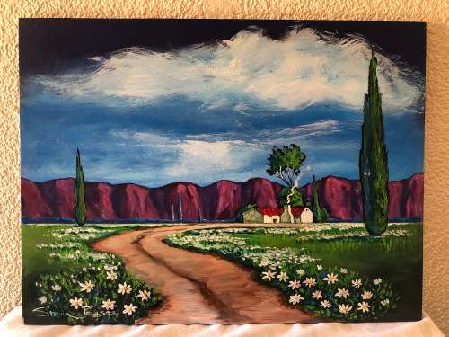 Original Stella Pelser Art - Boland - `Wit Daisies!`