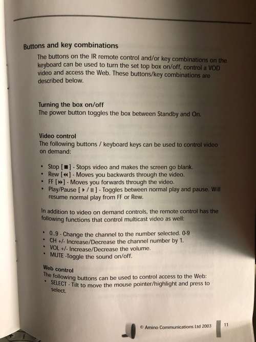 Amino Aminet 110 Set - Top Box