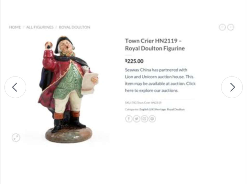 Royal Doulton - Town Crier - HN2119