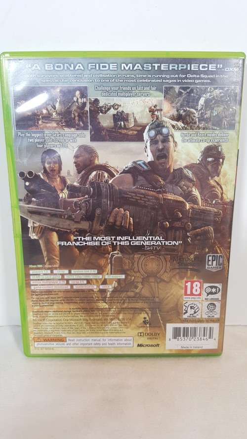 Gears of War 3 - XBOX 360 - Used
