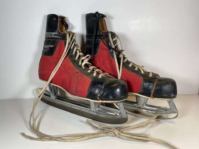 Vintage CCM Marksman Ice Skates