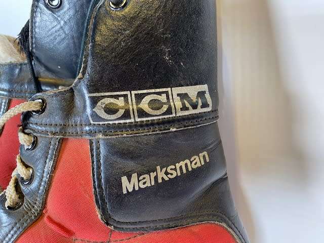 Vintage CCM Marksman Ice Skates