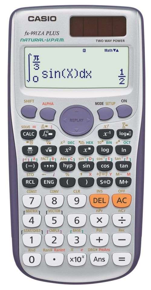 Casio FX-991ZA Plus Scientific Calculator