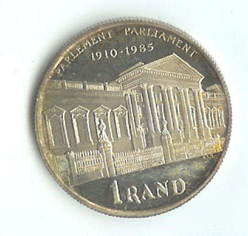 A 1985 PARLIAMENT PROOF COIN.A STUNNING COIN.