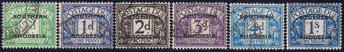 Southern Rhodesia  VFU Postage Dues 1951.SACC Value:R407